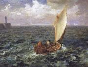 Jean Francois Millet Fishing Boat Germany oil painting artist